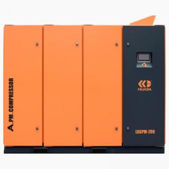  160kw  New Two-Stage Permanent Magnet Screw Air Compressor 