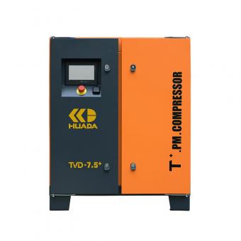 TVD-7.5+ Permanent Magnet Two-stage Variable Frequency Screw Air Compressor – 7.5 kW Energy-efficient air compressor for small workshops
