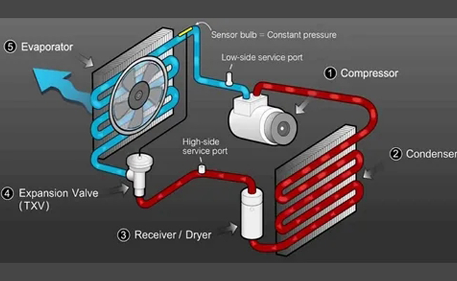 Composants clés de la circulation de l'huile du compresseur d'air à vis (3)